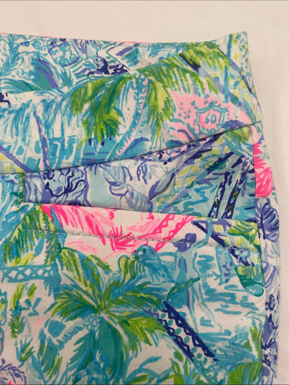 Lilly Pulitzer Women's Straight Leg pants in Pink, Blue, Green - Picture 3 of 7